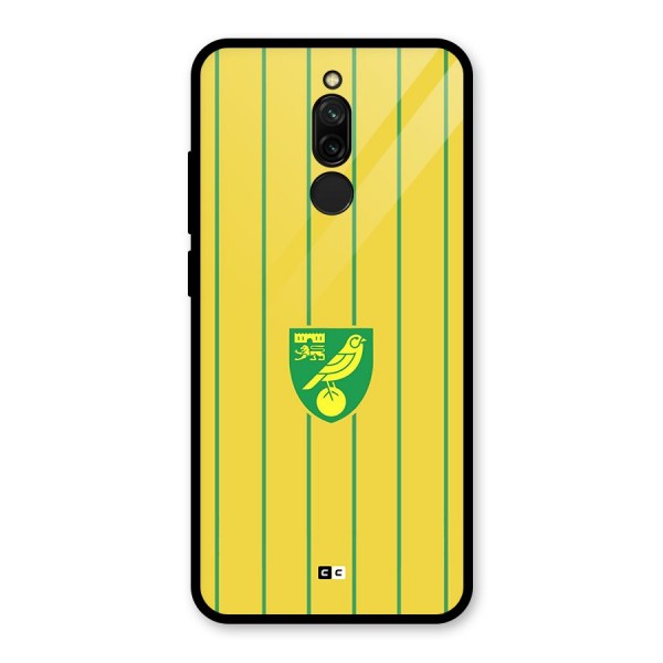 Norwich City Glass Back Case for Redmi 8