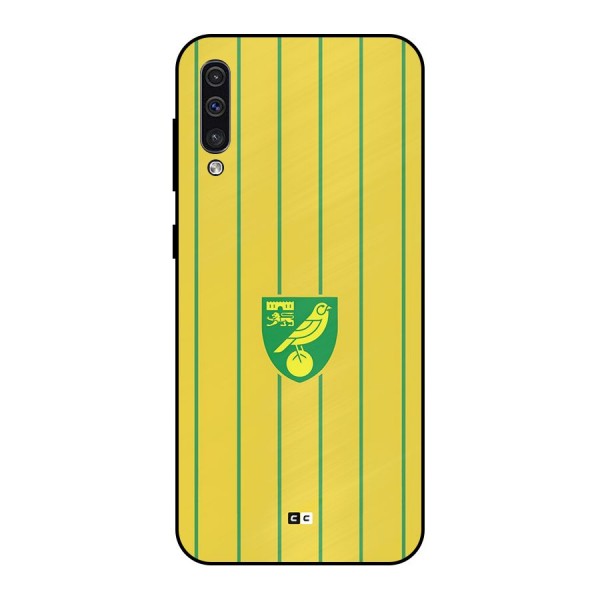 Norwich City Metal Back Case for Galaxy A30s