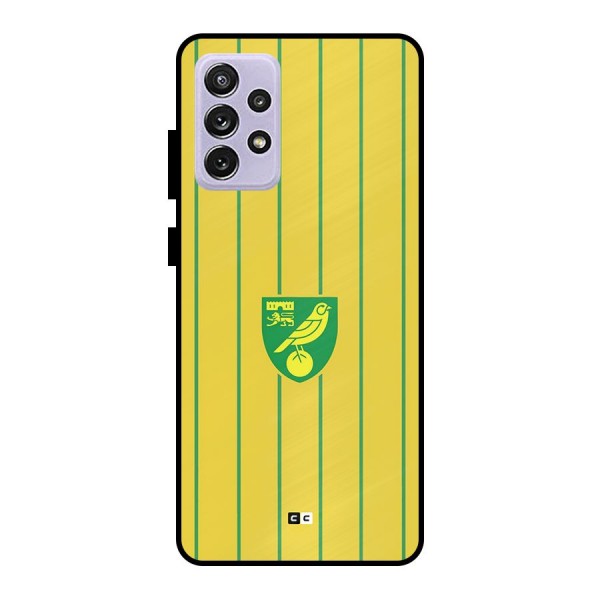 Norwich City Metal Back Case for Galaxy A72