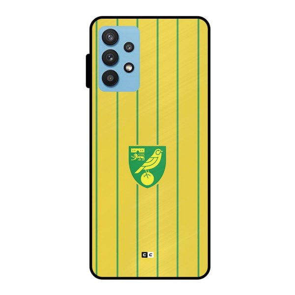 Norwich City Metal Back Case for Galaxy M32 5G