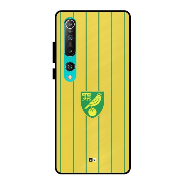 Norwich City Metal Back Case for Mi 10