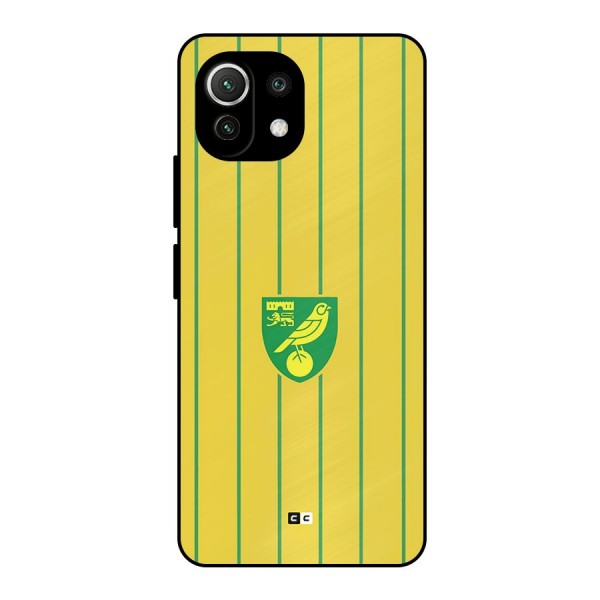 Norwich City Metal Back Case for Mi 11 Lite