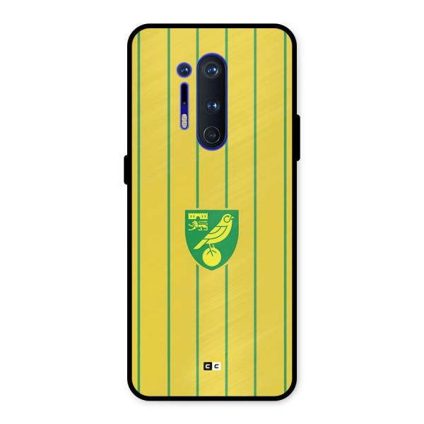 Norwich City Metal Back Case for OnePlus 8 Pro