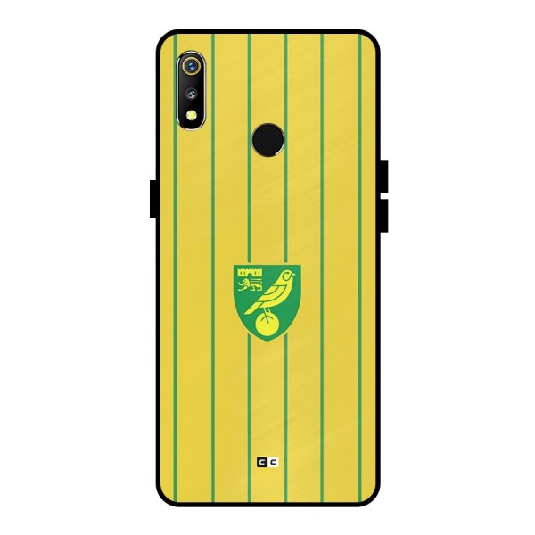 Norwich City Metal Back Case for Realme 3