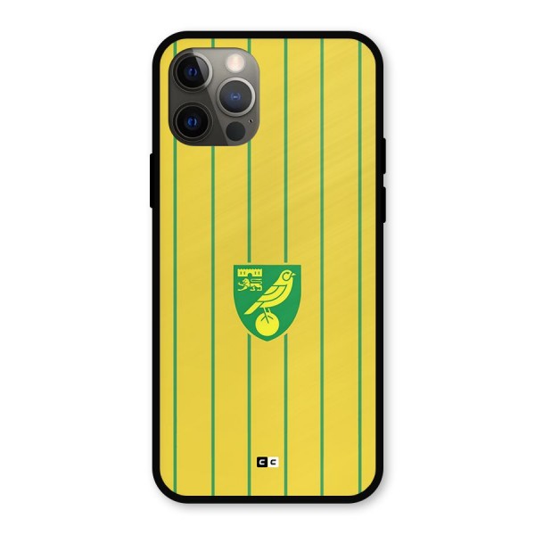 Norwich City Metal Back Case for iPhone 12 Pro