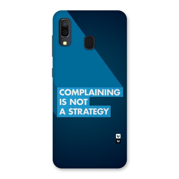 Not A Strategy Back Case for Galaxy A20