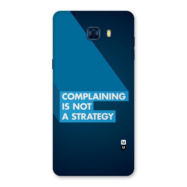 Not A Strategy Back Case for Galaxy C7 Pro