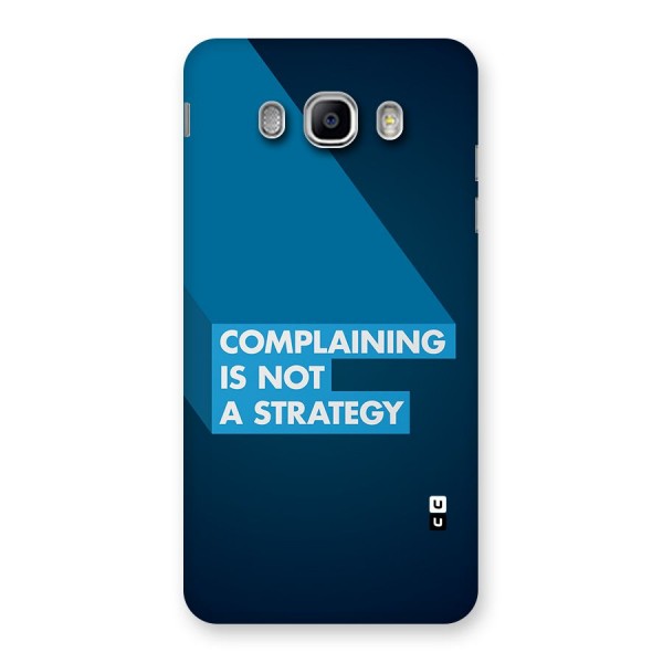 Not A Strategy Back Case for Galaxy J5 2016