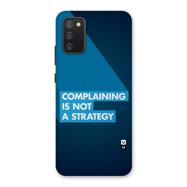 Not A Strategy Back Case for Galaxy M02s