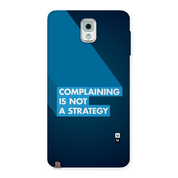 Not A Strategy Back Case for Galaxy Note 3