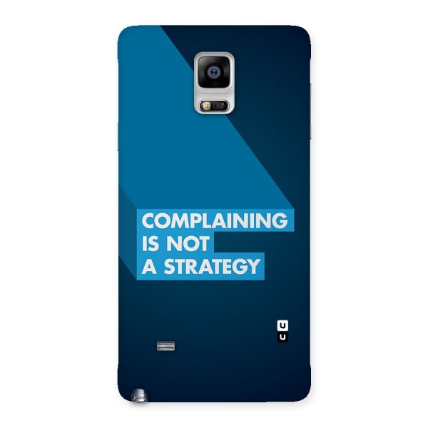 Not A Strategy Back Case for Galaxy Note 4
