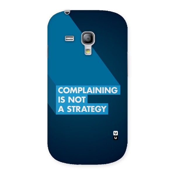 Not A Strategy Back Case for Galaxy S3 Mini