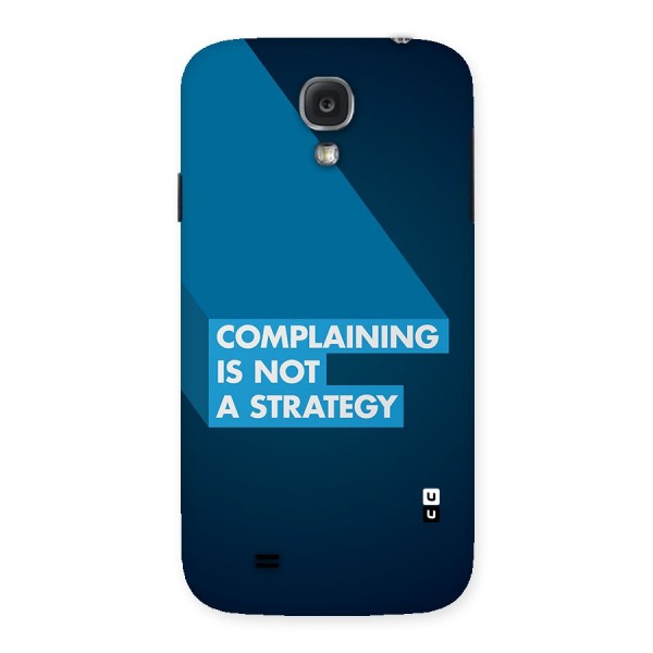 Not A Strategy Back Case for Galaxy S4