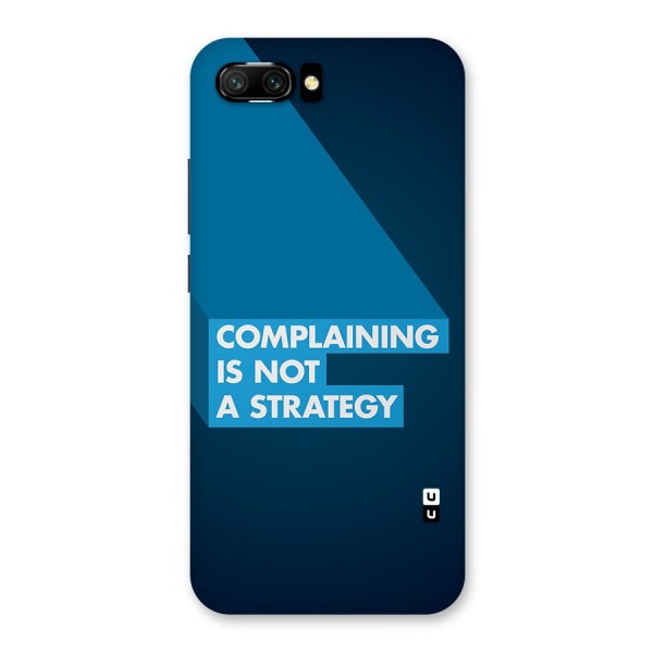 Not A Strategy Back Case for Honor 10