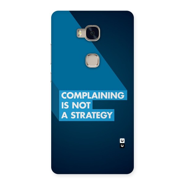 Not A Strategy Back Case for Honor 5X