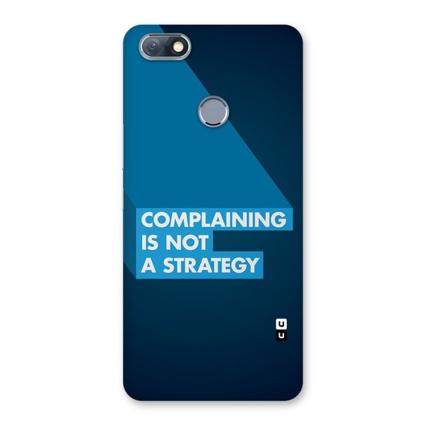 Not A Strategy Back Case for Infinix Note 5