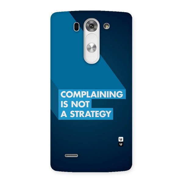 Not A Strategy Back Case for LG G3 Mini