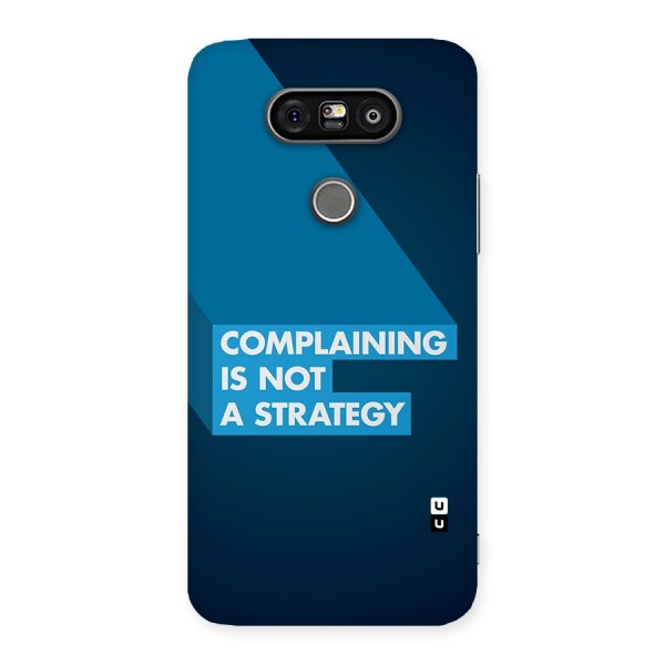 Not A Strategy Back Case for LG G5