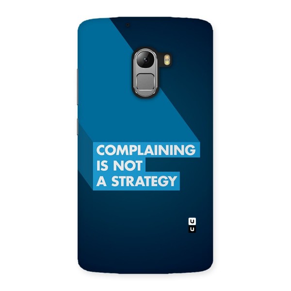 Not A Strategy Back Case for Lenovo K4 Note