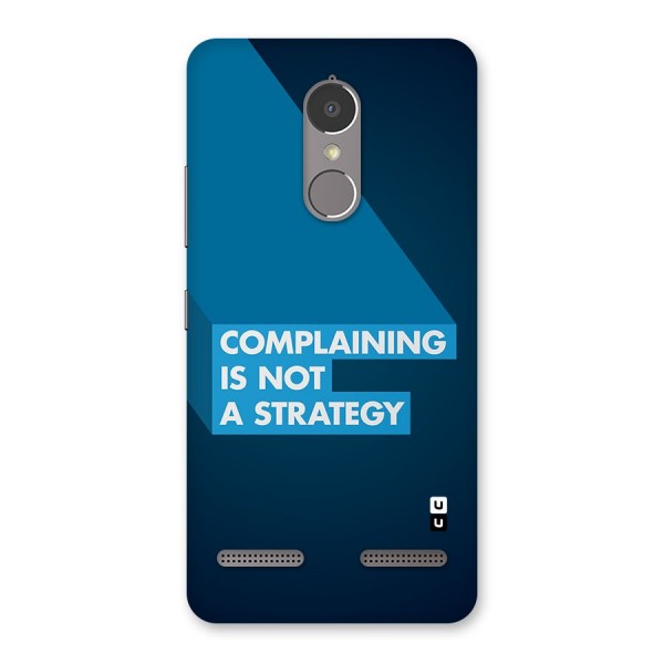 Not A Strategy Back Case for Lenovo K6