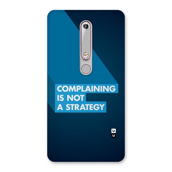 Not A Strategy Back Case for Nokia 6.1
