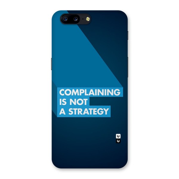 Not A Strategy Back Case for OnePlus 5