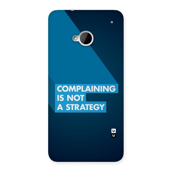 Not A Strategy Back Case for One M7 (Single Sim)