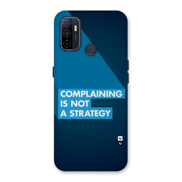 Not A Strategy Back Case for Oppo A32