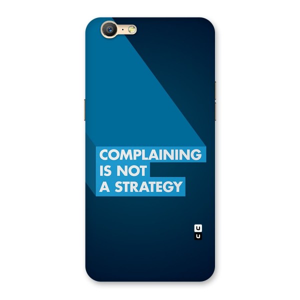 Not A Strategy Back Case for Oppo A39