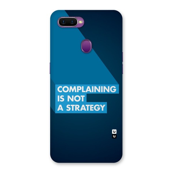 Not A Strategy Back Case for Oppo F9