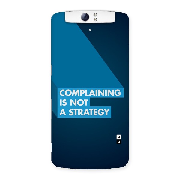 Not A Strategy Back Case for Oppo N1