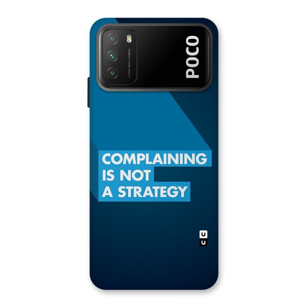 Not A Strategy Back Case for Poco M3
