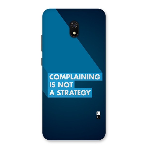 Not A Strategy Back Case for Redmi 8A