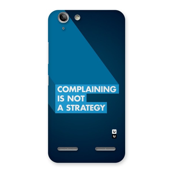 Not A Strategy Back Case for Vibe K5 Plus