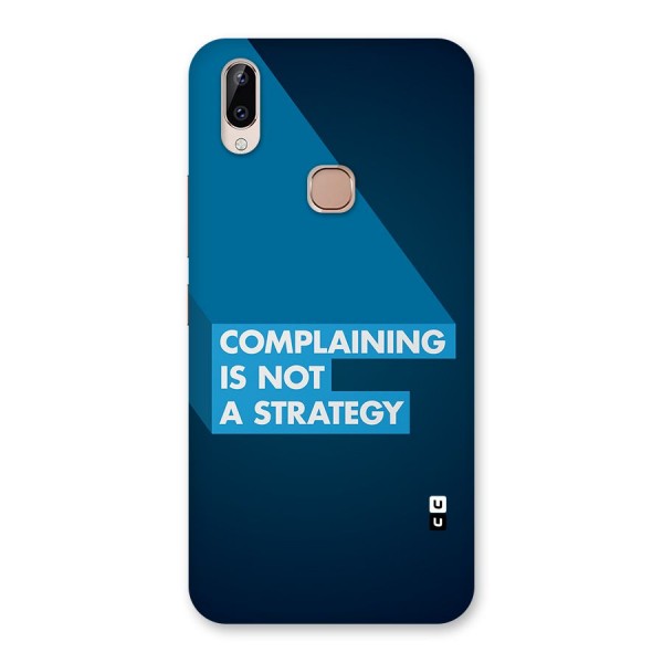 Not A Strategy Back Case for Vivo Y83 Pro