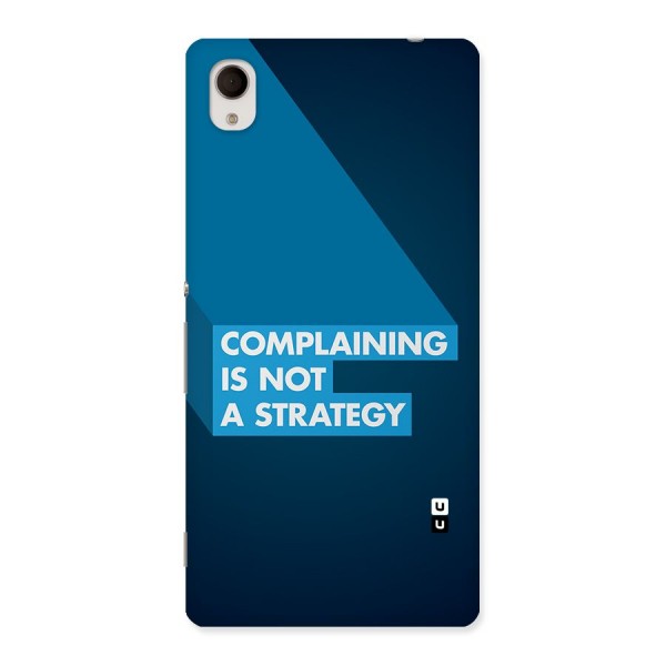 Not A Strategy Back Case for Xperia M4