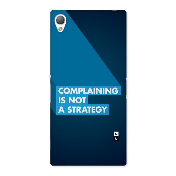 Not A Strategy Back Case for Xperia Z3