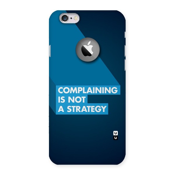Not A Strategy Back Case for iPhone 6 Logo Cut