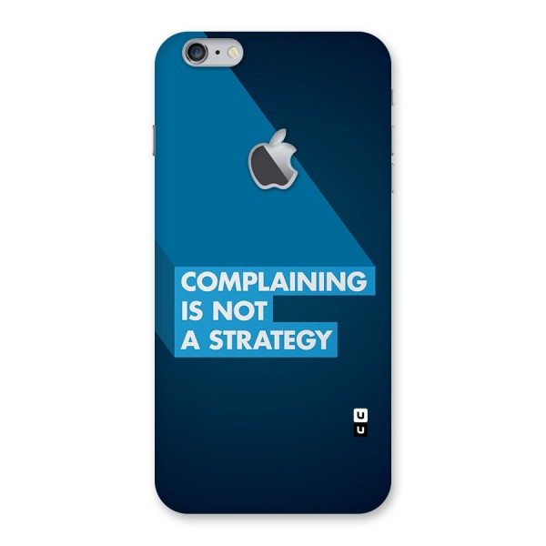 Not A Strategy Back Case for iPhone 6 Plus 6S Plus Logo Cut
