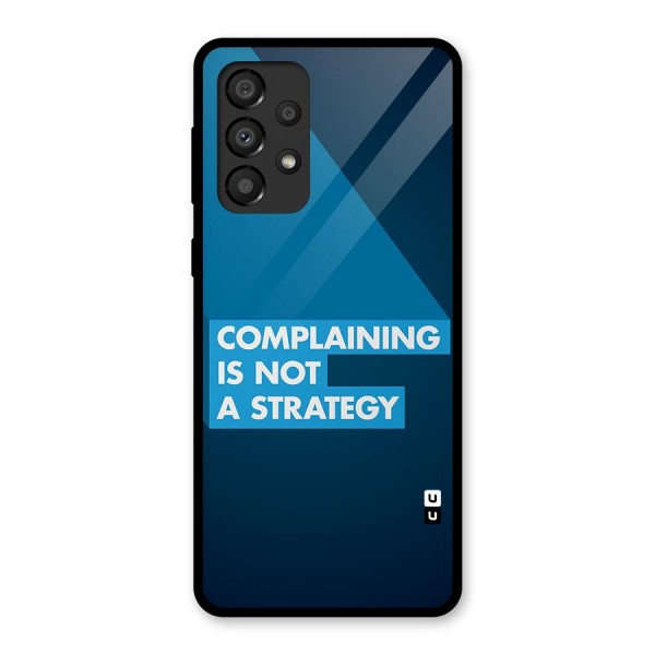 Not A Strategy Glass Back Case for Galaxy A33 5G