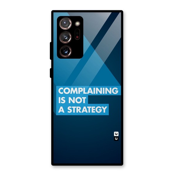 Not A Strategy Glass Back Case for Galaxy Note 20 Ultra 5G
