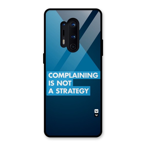 Not A Strategy Glass Back Case for OnePlus 8 Pro