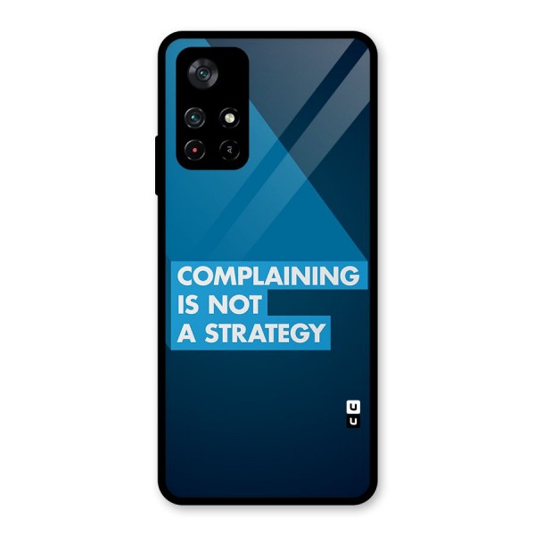 Not A Strategy Glass Back Case for Poco M4 Pro 5G