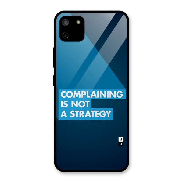 Not A Strategy Glass Back Case for Realme C11