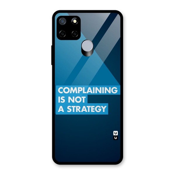 Not A Strategy Glass Back Case for Realme C15