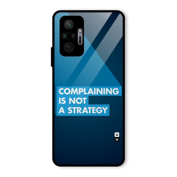 Not A Strategy Glass Back Case for Redmi Note 10 Pro Max