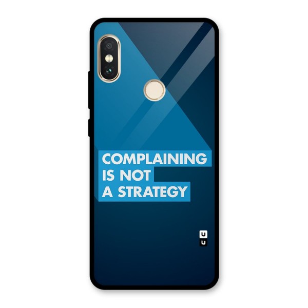 Not A Strategy Glass Back Case for Redmi Note 5 Pro