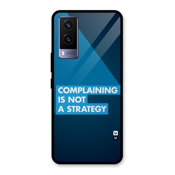 Not A Strategy Glass Back Case for Vivo V21e 5G