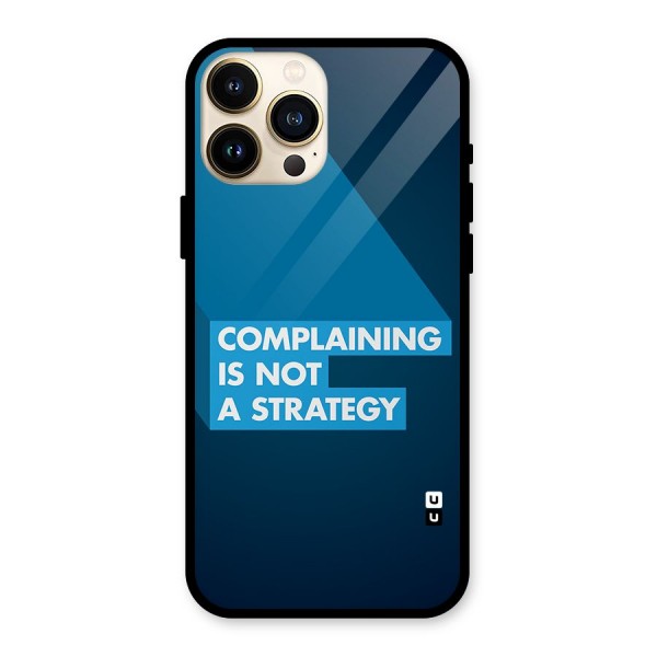Not A Strategy Glass Back Case for iPhone 13 Pro Max