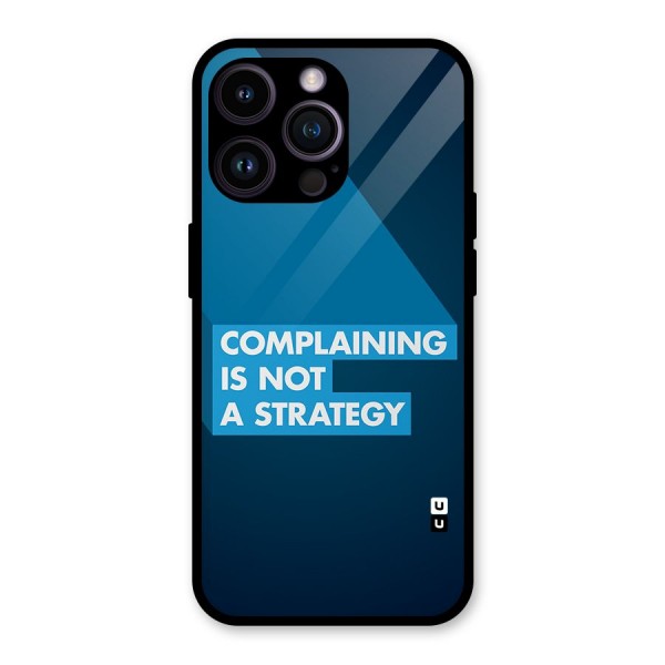 Not A Strategy Glass Back Case for iPhone 14 Pro Max